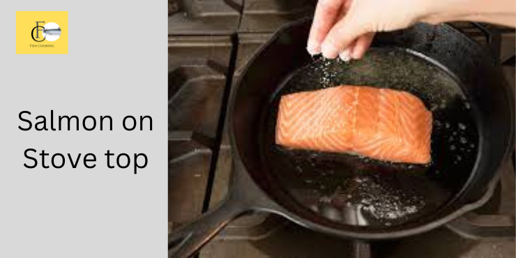 salmon on stove top